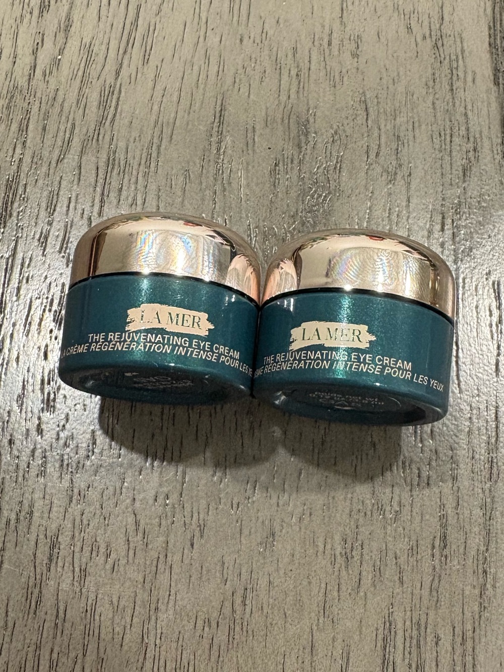 * New bundle of 2- La Mer The Rejuvenating Eye Cream 3.5ml each deluxe size